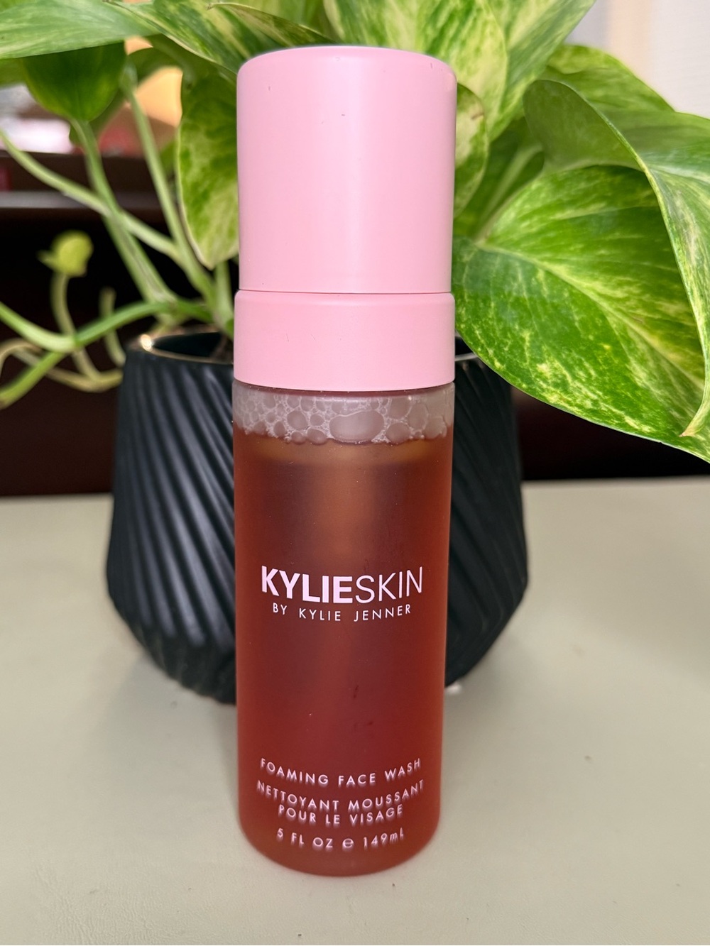KYLIE SKIN Pink Foaming Face Wash – Gentle Daily Cleanser